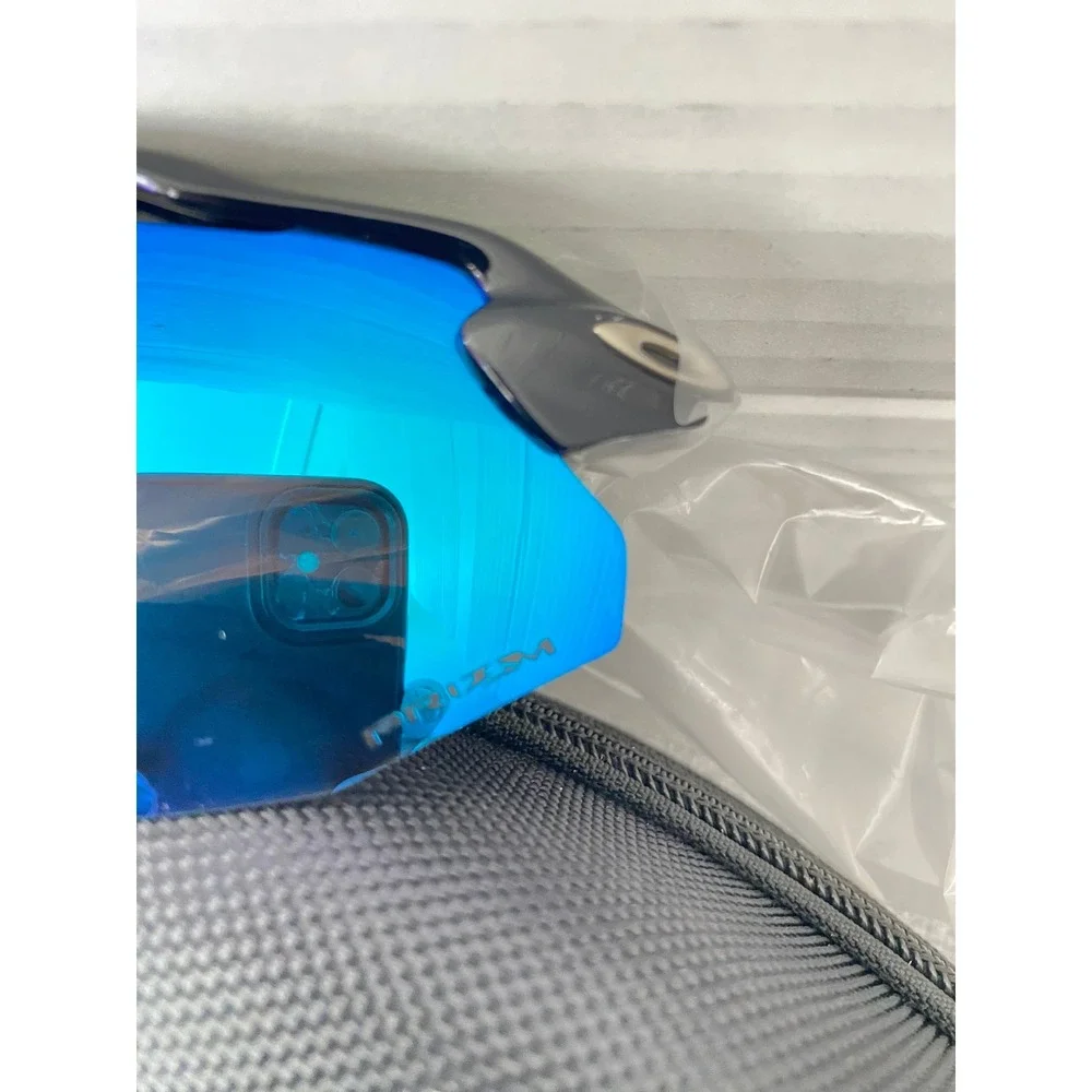 Oakley Radar EV Path Sunglasses Mens One Size Black Prizm Polarized Blue Shield